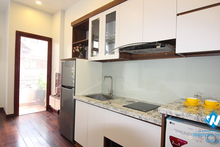 A new and big studio for rent in Kim Ma Thuong, Ba Dinh